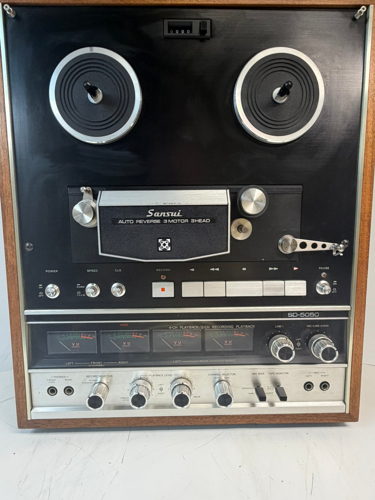Sansui QD-5050 Quad Reel to Reel 4CH Playback 2CH Record Tested Excellent