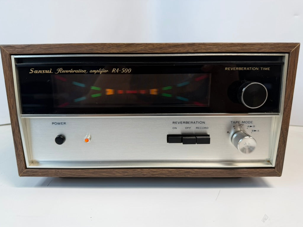 Sansui RA-500 Reverberation Amplifier Tested Working Vintage Japan