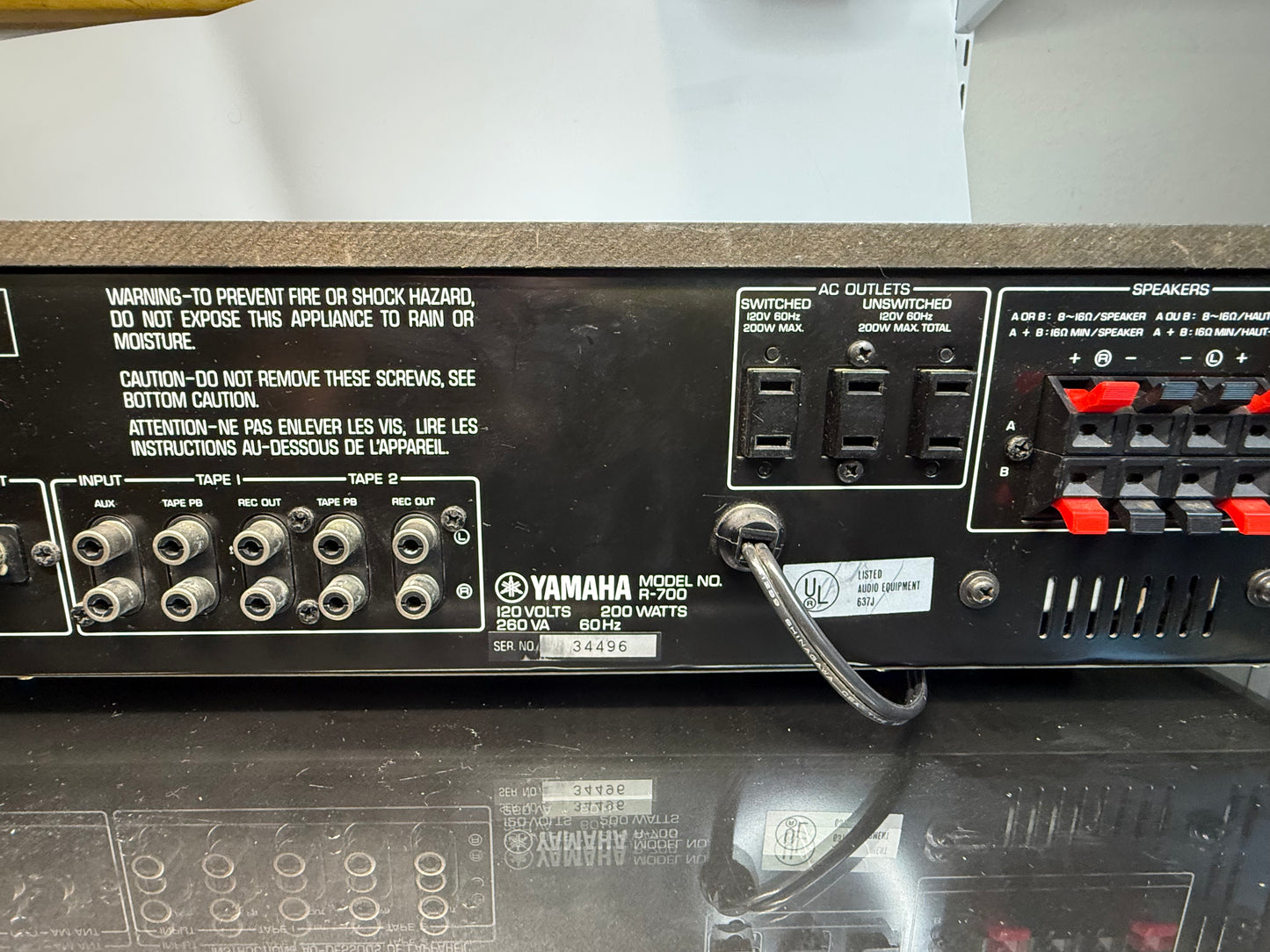 Yamaha R-700 [1980s]