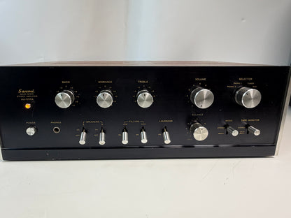 Sansui AU-555A Stereo Integrated Amplifier Serviced Working Vintage