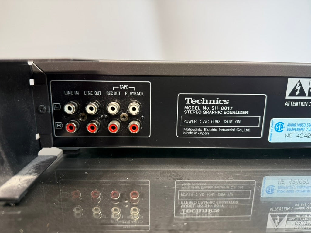 Technics SH-8017 Stereo Graphic Equalizer [Late 1980s - Early 1990s]