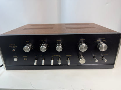 Sansui AU-555A Stereo Integrated Amplifier Serviced Working Vintage