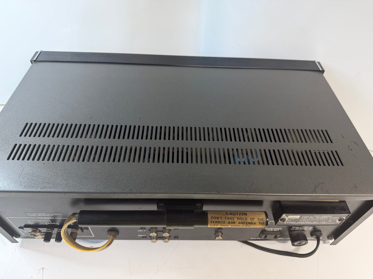 Sansui TU-5900 AM FM Stereo Tuner Blue Green LEDs DeoxIT Cleaned & Tested