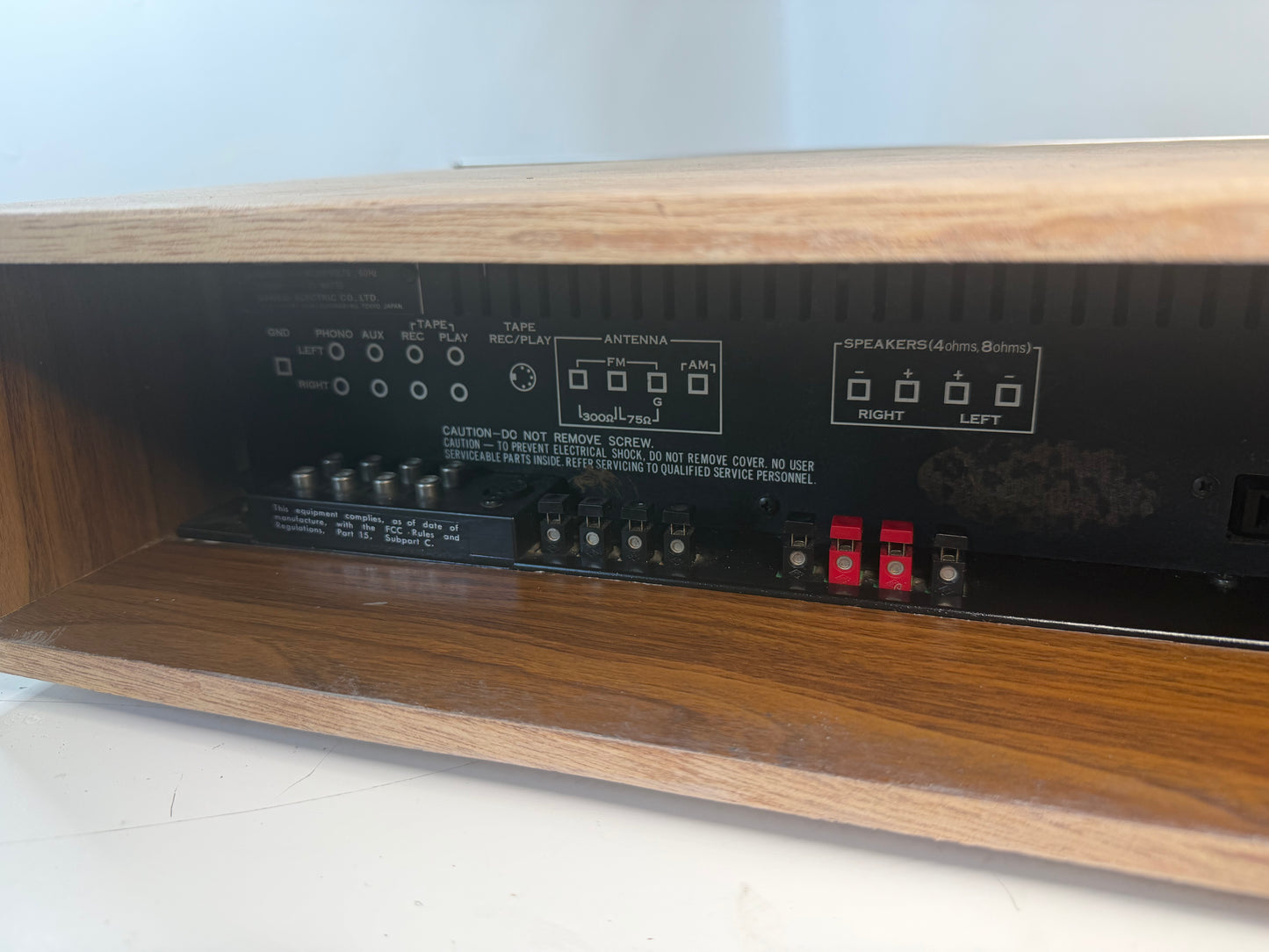 Sansui 1010 Stereo Receiver Custom Case Blue LED DeoxIT Serviced Vintage
