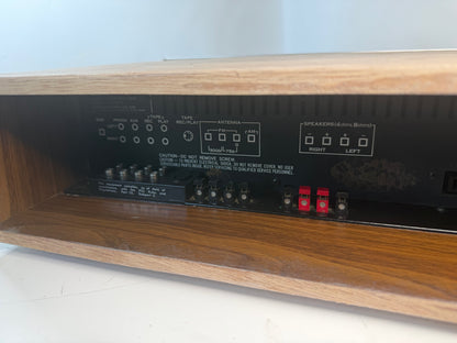Sansui 1010 Stereo Receiver Custom Case Blue LED DeoxIT Serviced Vintage