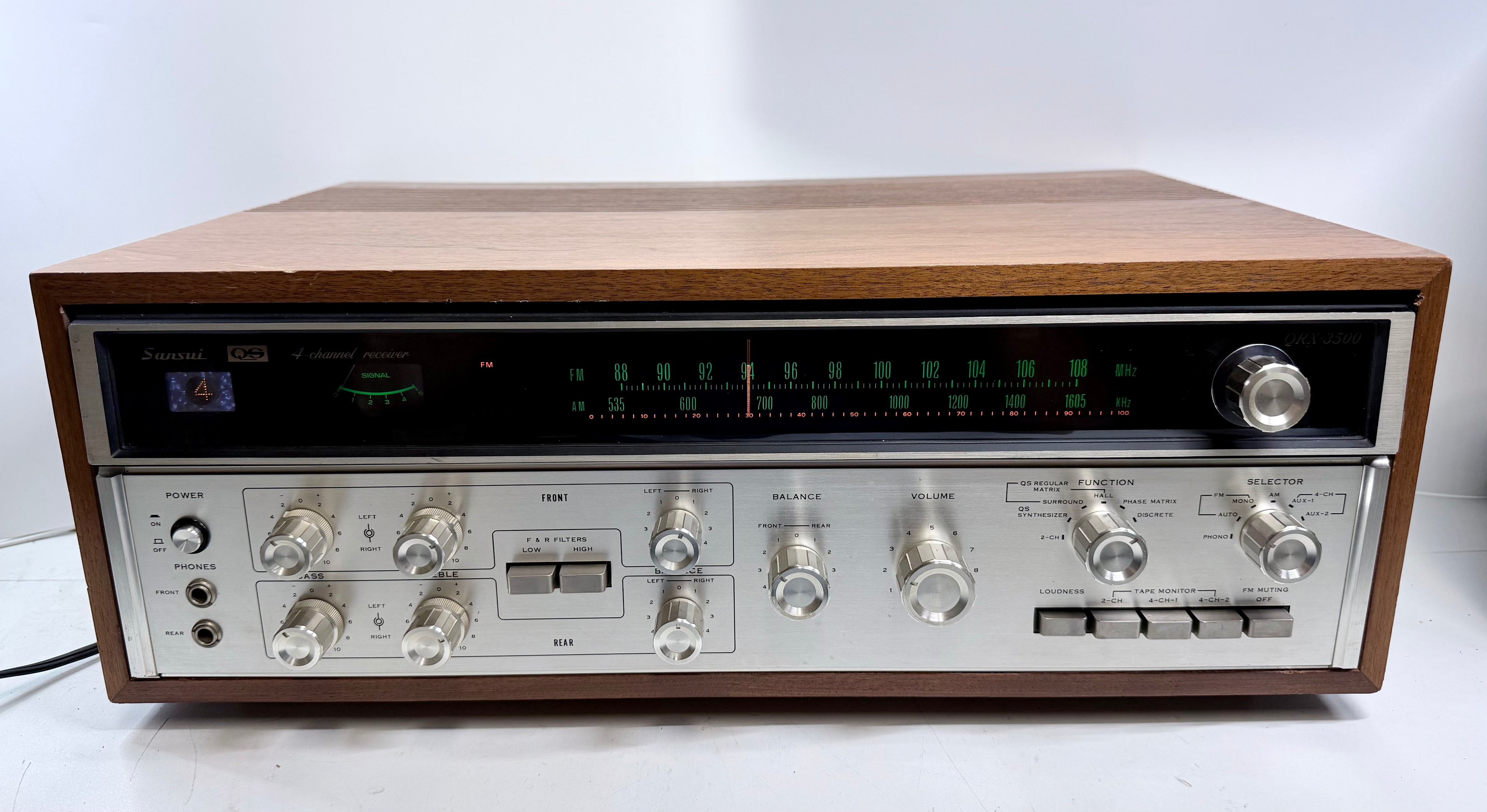 Sansui QRX-3500 Quad Receiver Serviced DeoxIT Tested Excellent Condition