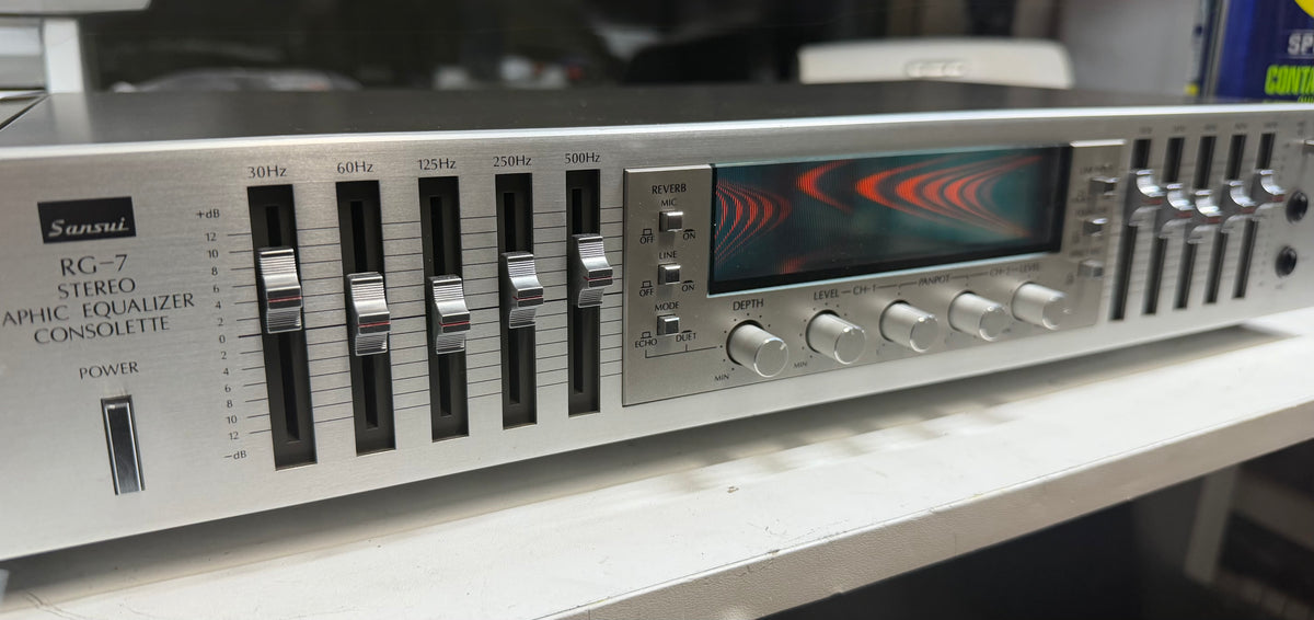Sansui RG-7 vintage graphic equalizer and reverb – photo 2 of 10
