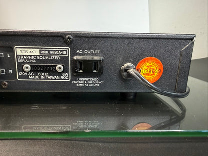 TEAC EQA-10 Stereo Ten-Band Graphic Equalizer [Late 1980s - Early 1990s]