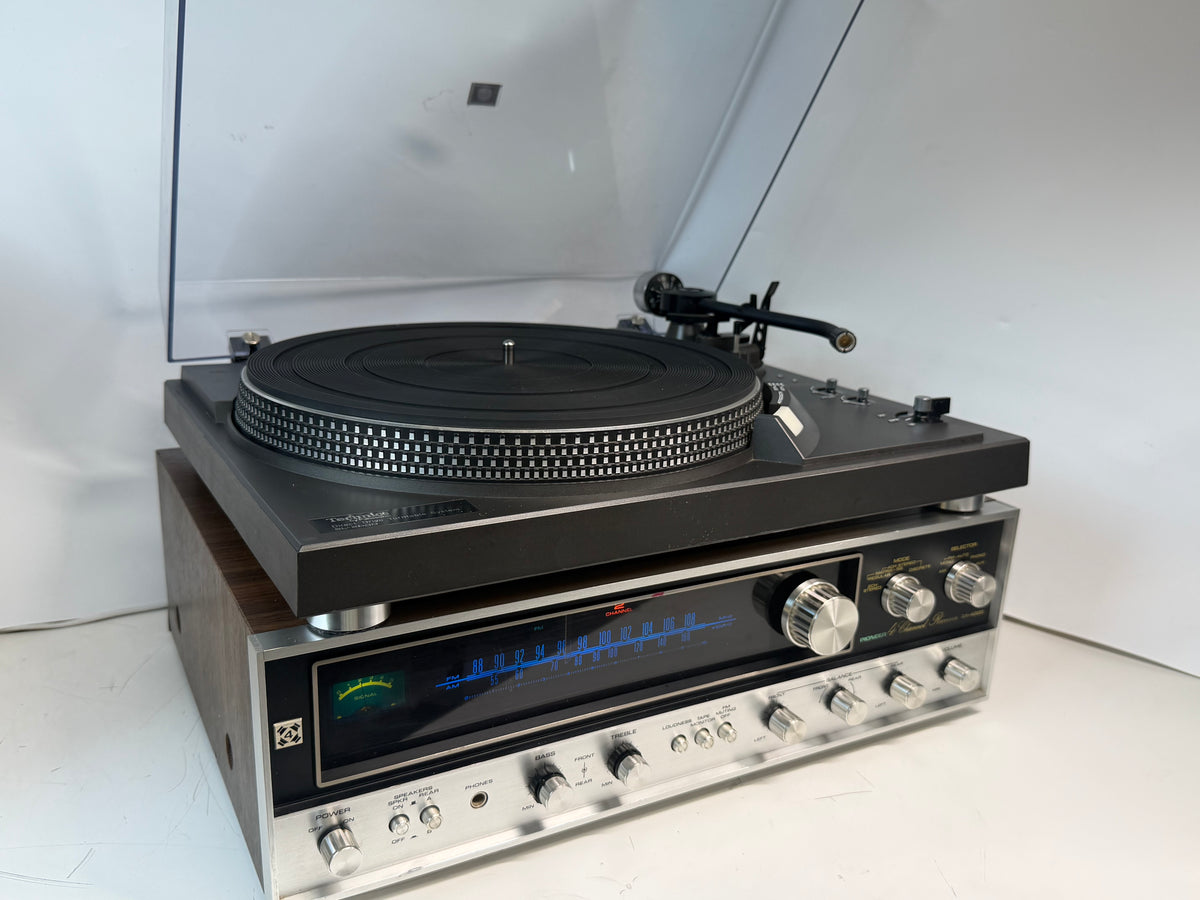 Pioneer QX-4000 + Technics SL-2000 Vintage Quad Stereo Turntable System