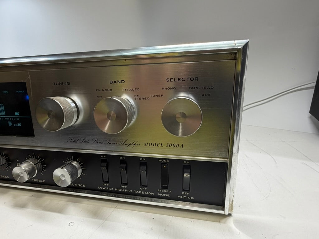 Sansui 3000A Stereo Receiver Serviced DeoxIT Tested Working Vintage