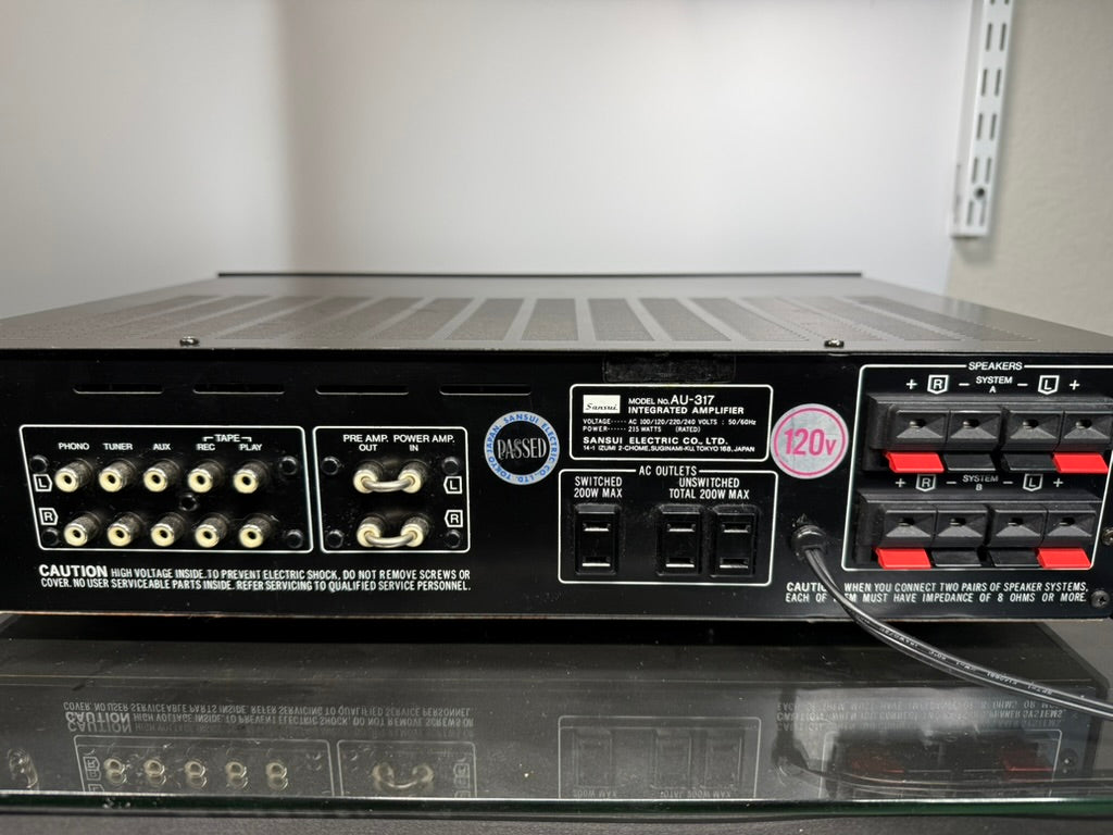 Sansui AU-317 & TU-217 Combo - "Vintage Classic Stack" [Late 1970s]