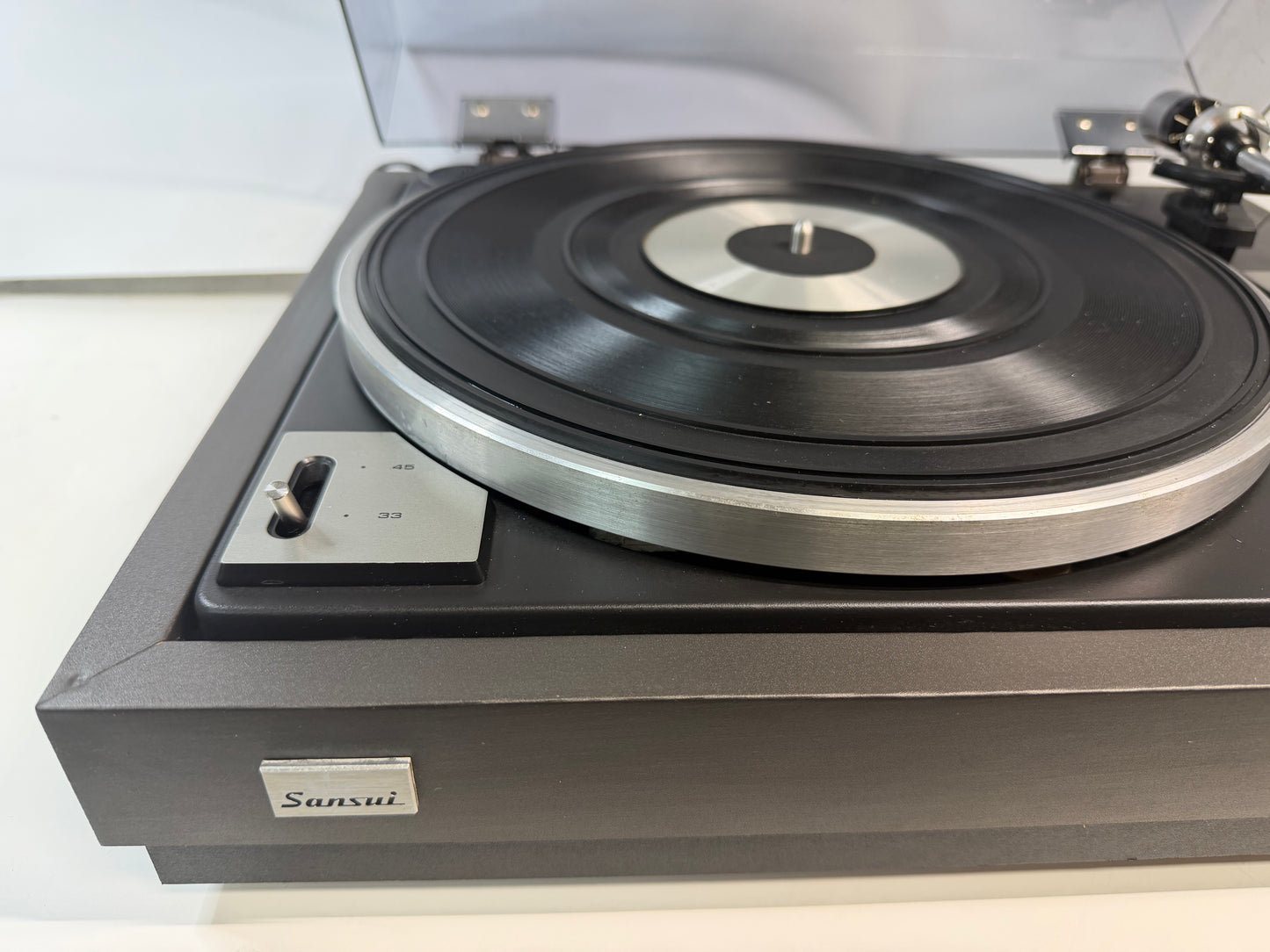 Sansui FR-1080 Belt Drive Turntable – Tested, Clean, Smooth Playback
