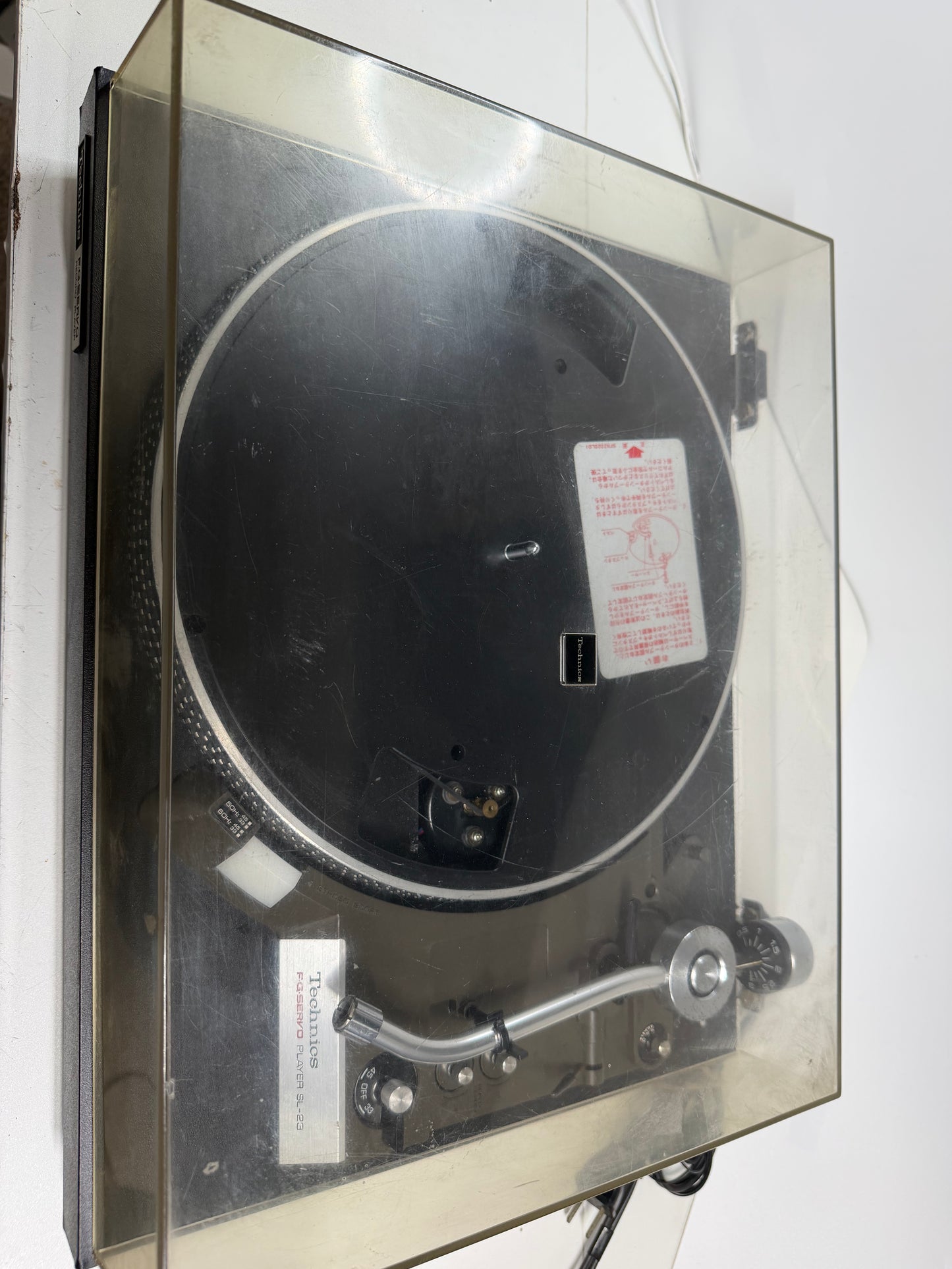 Technics SL-23 FG Servo Black Japanese Edition – Vintage Belt Drive Turntable