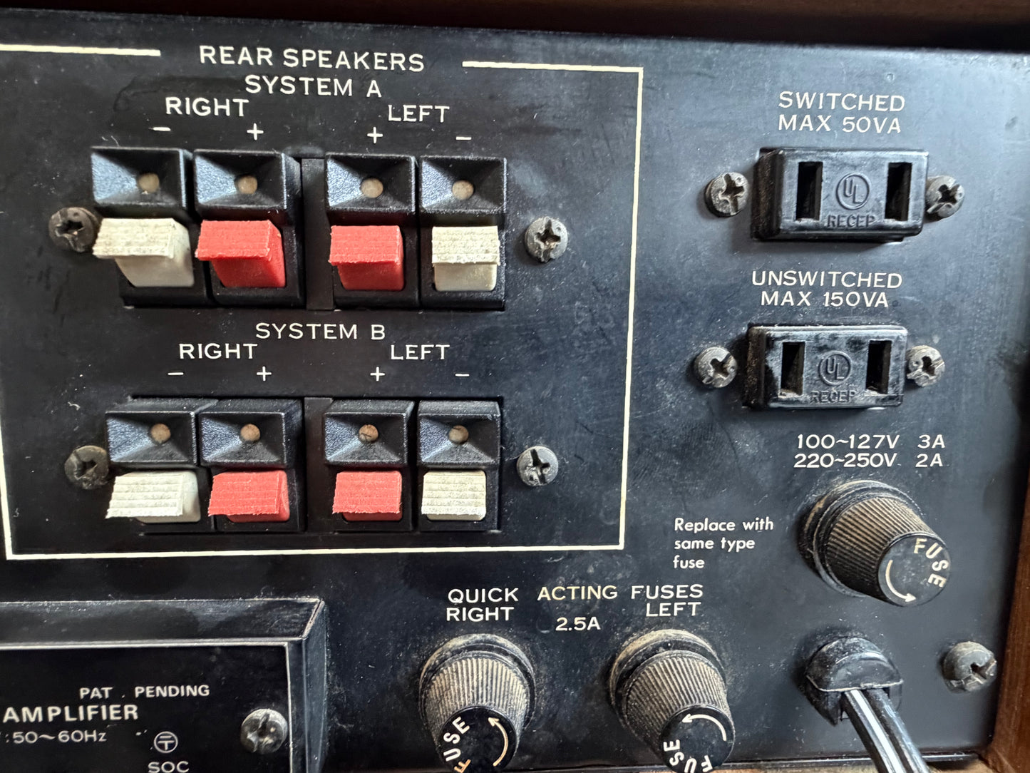 Sansui QS-500 Quad Decoder & Rear Amp – Serviced (DeoxIT), Fully Tested, Clean
