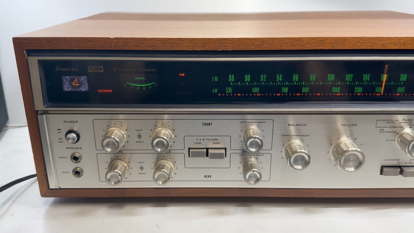 Sansui QRX-3500 Quad Receiver Serviced DeoxIT Tested Excellent Condition
