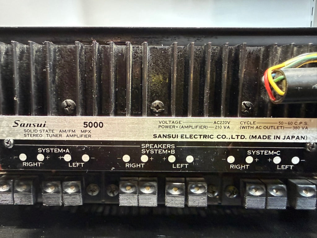 Sansui 5000 "Vintage Hi-Fi Gem" [Late 1960s]