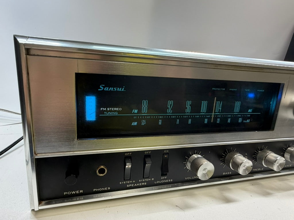 Sansui 3000A Stereo Receiver Serviced DeoxIT Tested Working Vintage