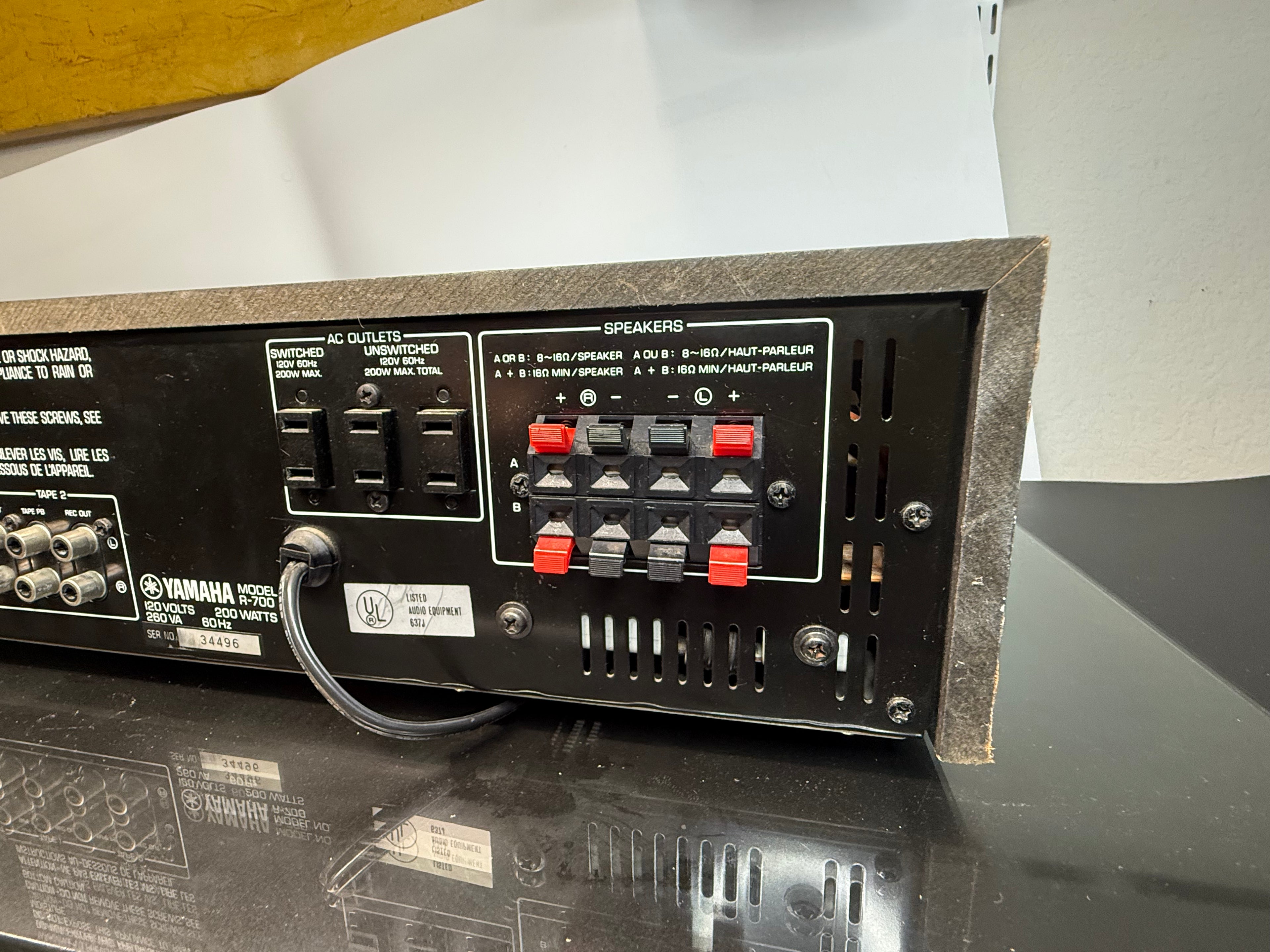 Yamaha R-700 vintage stereo receiver – photo 16 of 20