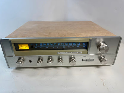 Sansui 1010 Stereo Receiver Custom Case Blue LED DeoxIT Serviced Vintage