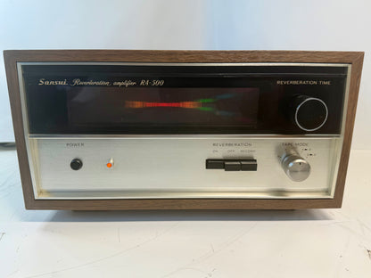 Sansui RA-500 Reverberation Amplifier DeoxIT Serviced Tested Read