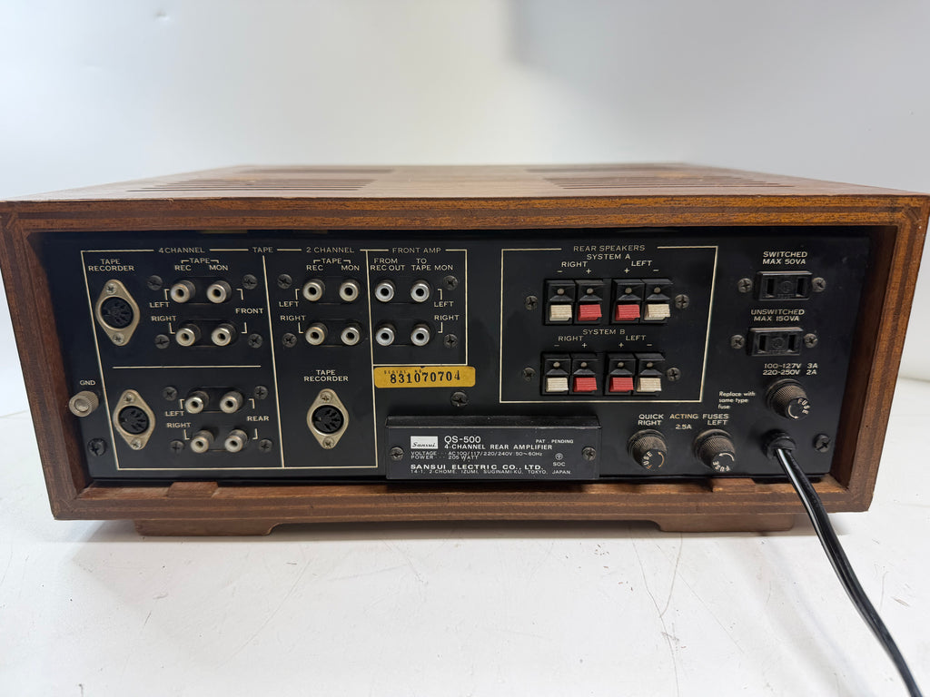 Sansui QS-500 vintage quad decoder and rear amplifier – photo 7 of 15