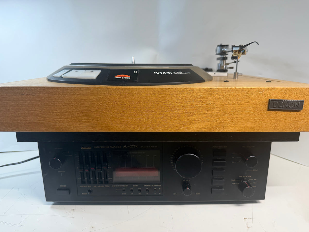 Sansui AU-G77X Denon DP-3000 DK-100 AT-1009 HiFi Heaven Bundle