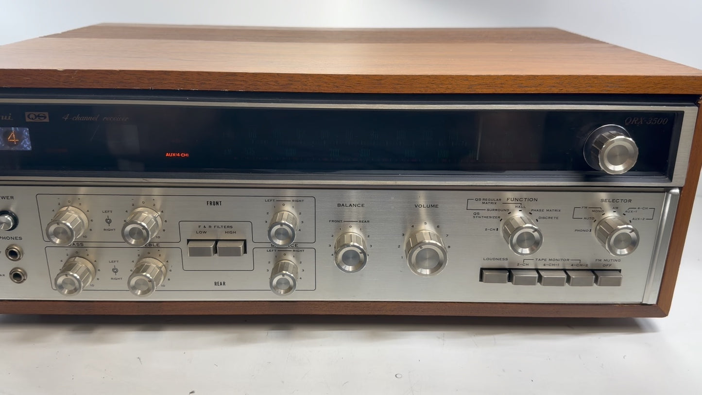 Sansui QRX-3500 Quad Receiver Serviced DeoxIT Tested Excellent Condition
