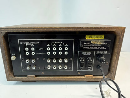 Sansui 800 Receiver & RA-500 Reverb Amp Vintage Stereo Bundle Tested