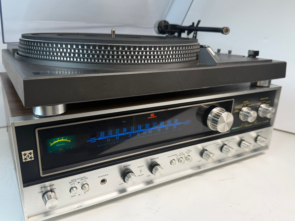Pioneer QX-4000 + Technics SL-2000 Vintage Quad Stereo Turntable System