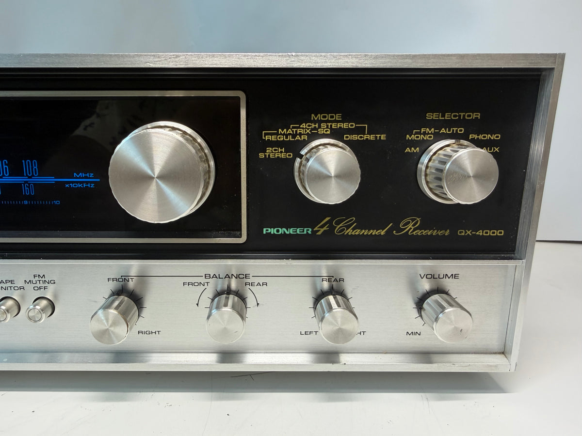 Pioneer QX-4000 + Technics SL-2000 Vintage Quad Stereo Turntable System