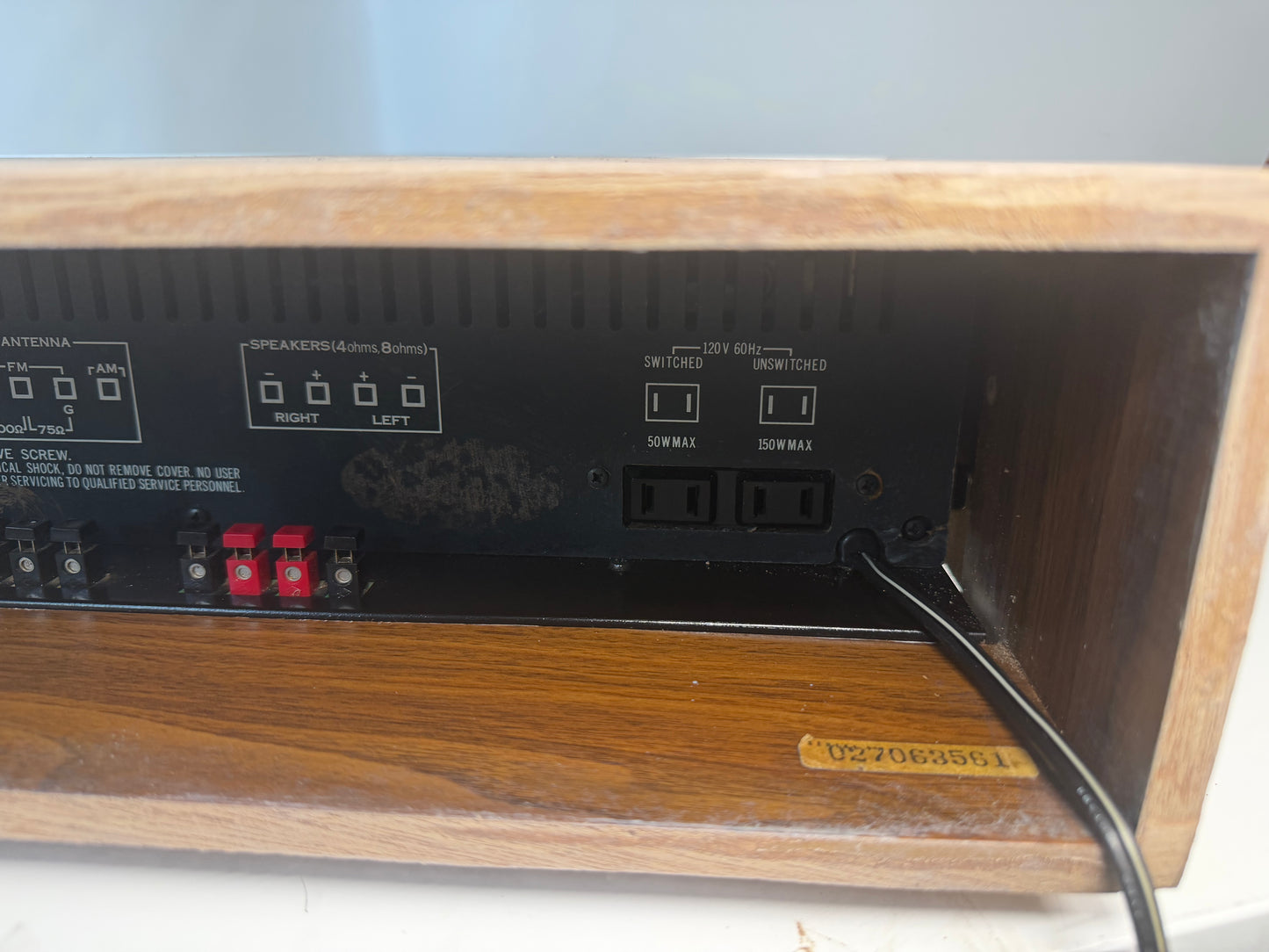 Sansui 1010 Stereo Receiver Custom Case Blue LED DeoxIT Serviced Vintage