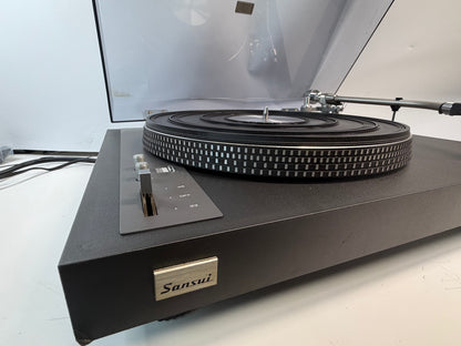 Sansui SR-525 Turntable w/ Micro Seiki MA-202 Mk II Tonearm & Ortofon 2M