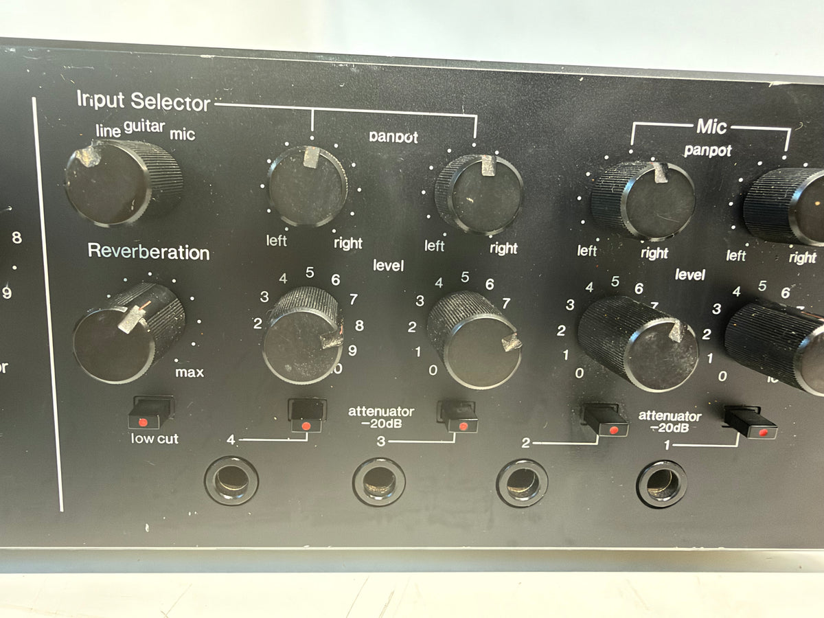 Sansui AU-317 Integrated Amplifier + AX-7 Audio Mixer Processor Tested