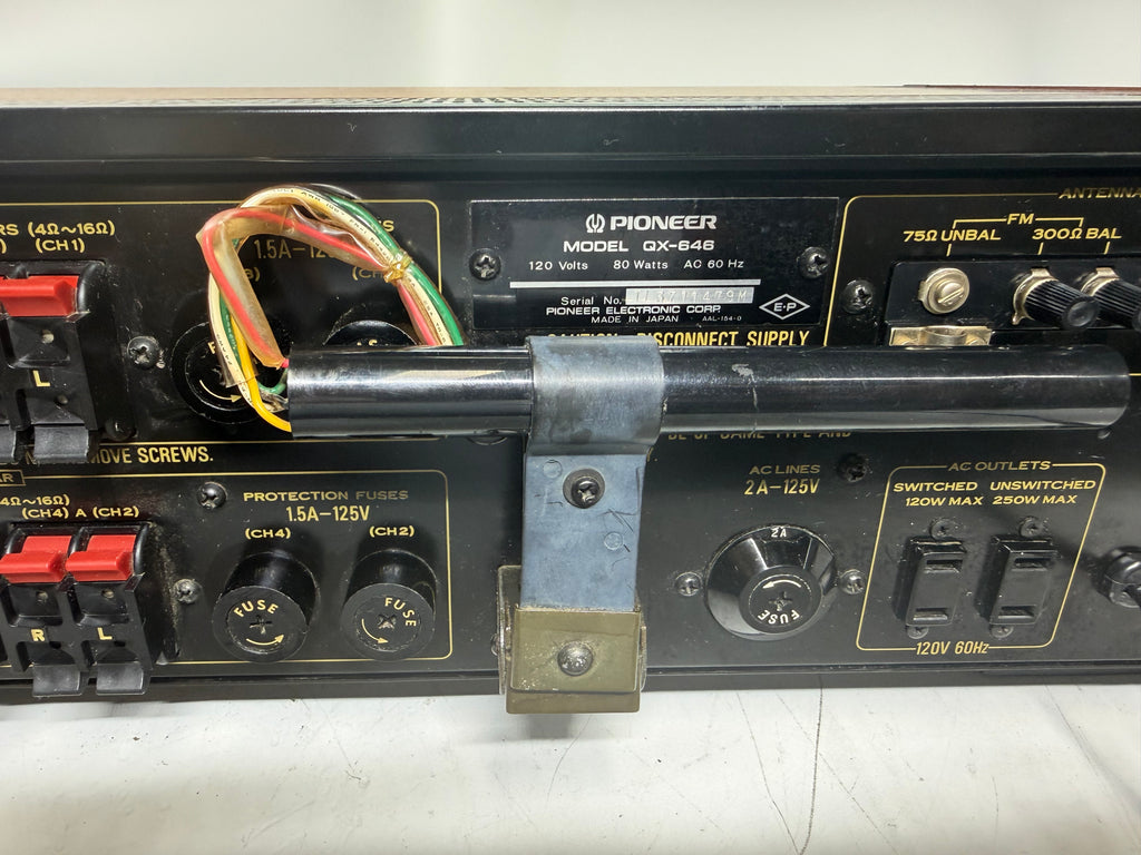 Pioneer QX-646 vintage quadraphonic receiver – photo 12 of 17