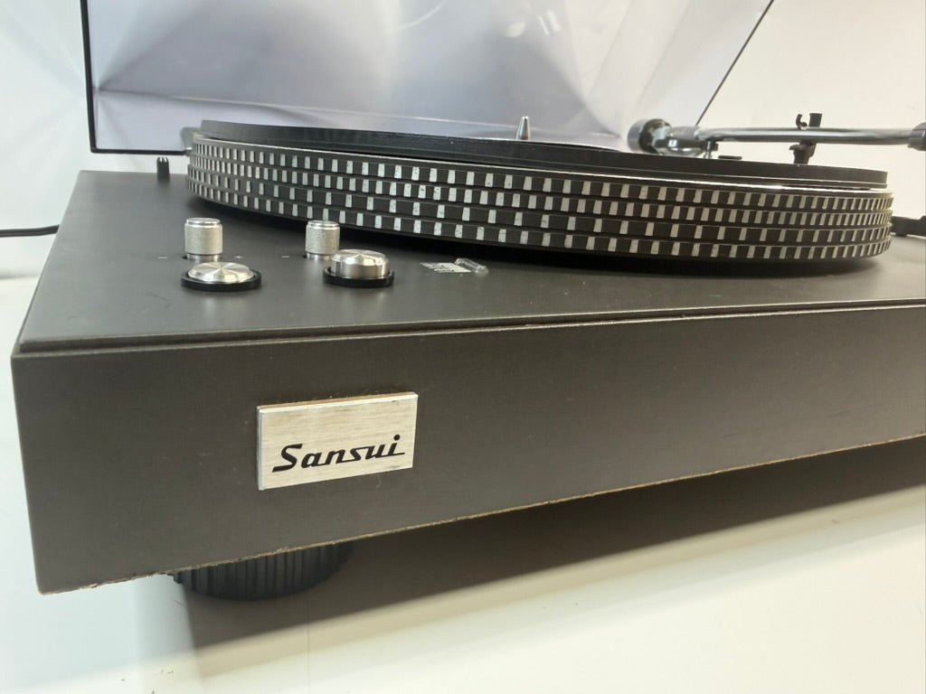 Sansui FR-5080 Fully Automatic Direct Drive Turntable Tested Working