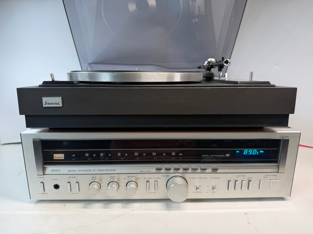 Sansui 3900Z Receiver FR-1080 Turntable Ortofon Cartridge Vintage System
