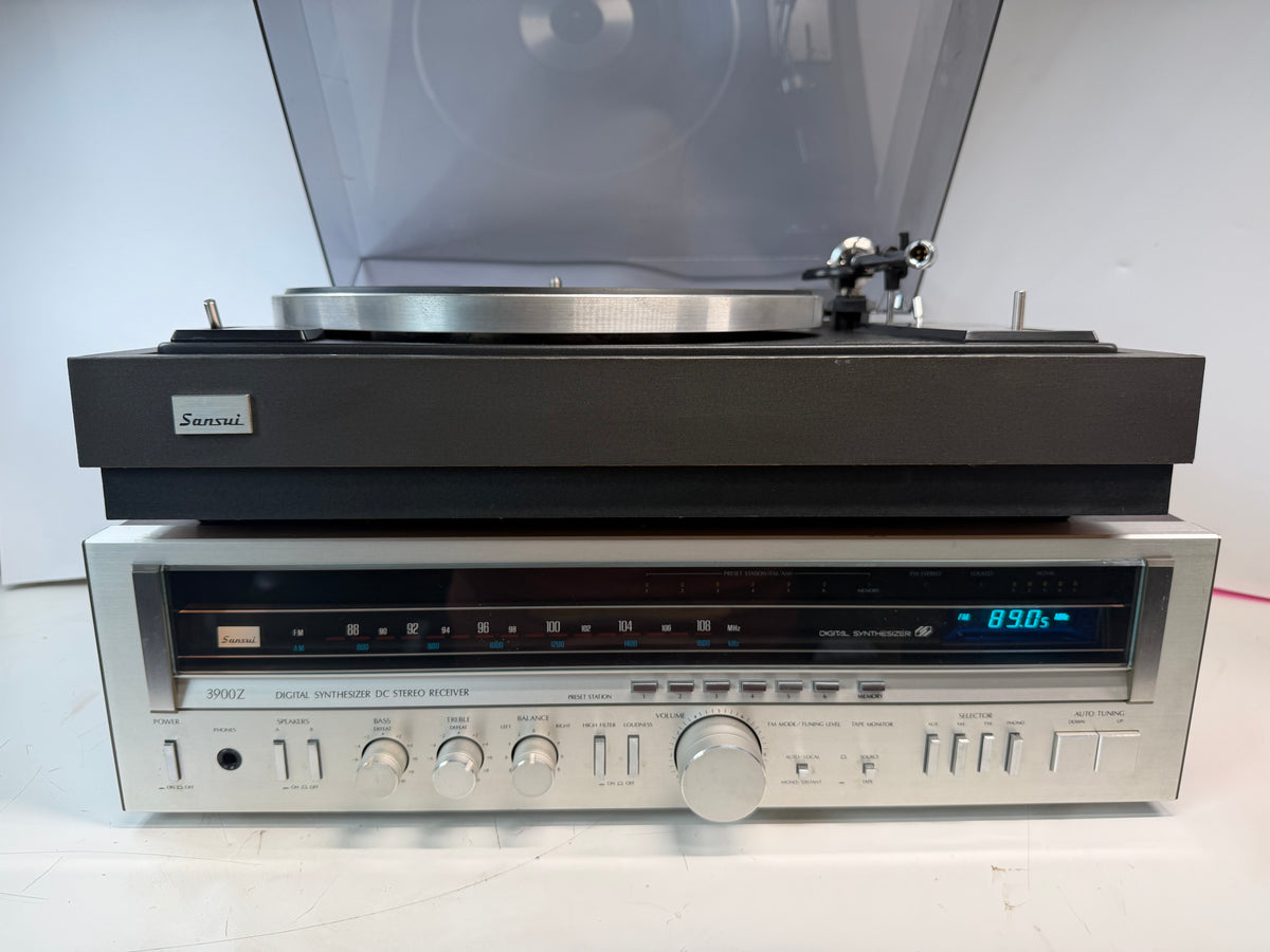 Sansui 3900Z Receiver FR-1080 Turntable Ortofon Cartridge Vintage System