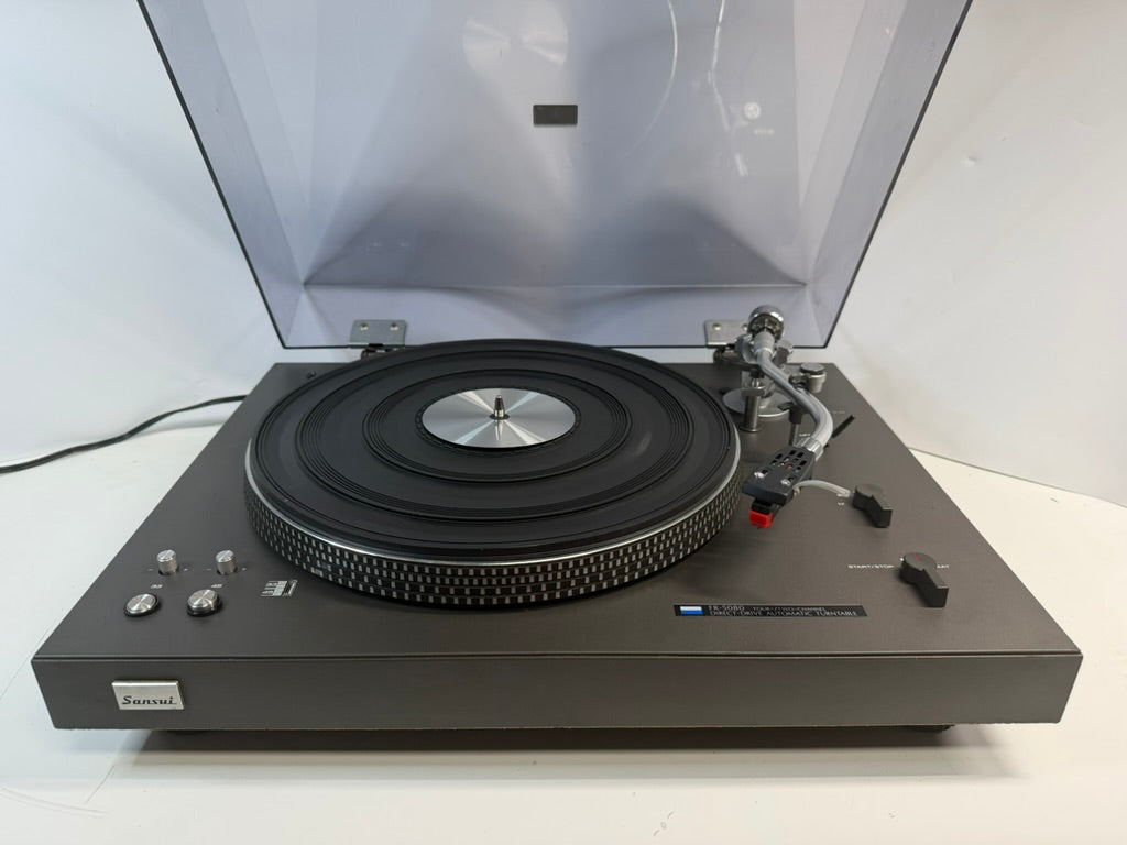 Sansui FR-5080 Fully Automatic Direct Drive Turntable Tested Working