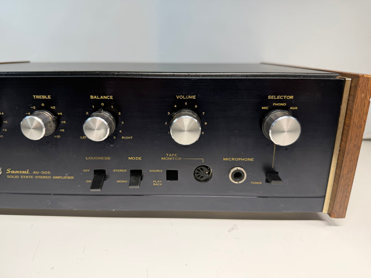 Sansui AU-505 Integrated Amplifier DeoxIT Cleaned Tested