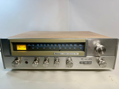Sansui 1010 Stereo Receiver Custom Case Blue LED DeoxIT Serviced Vintage