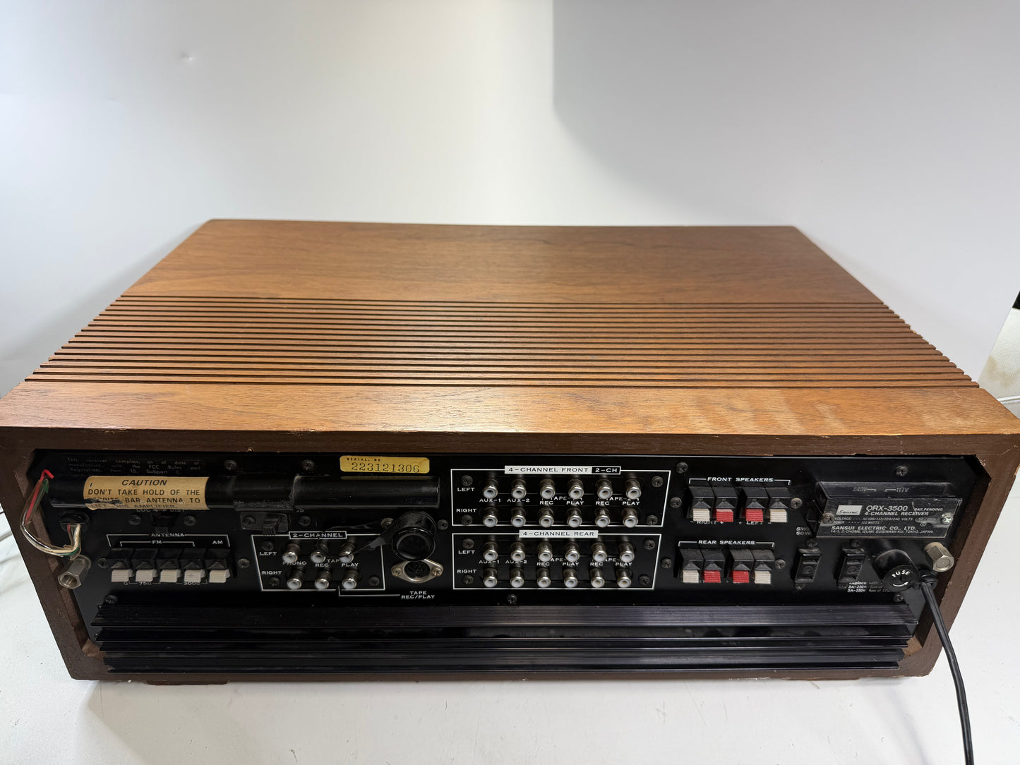 Sansui QRX-3500 Quad Receiver Serviced DeoxIT Tested Excellent Condition