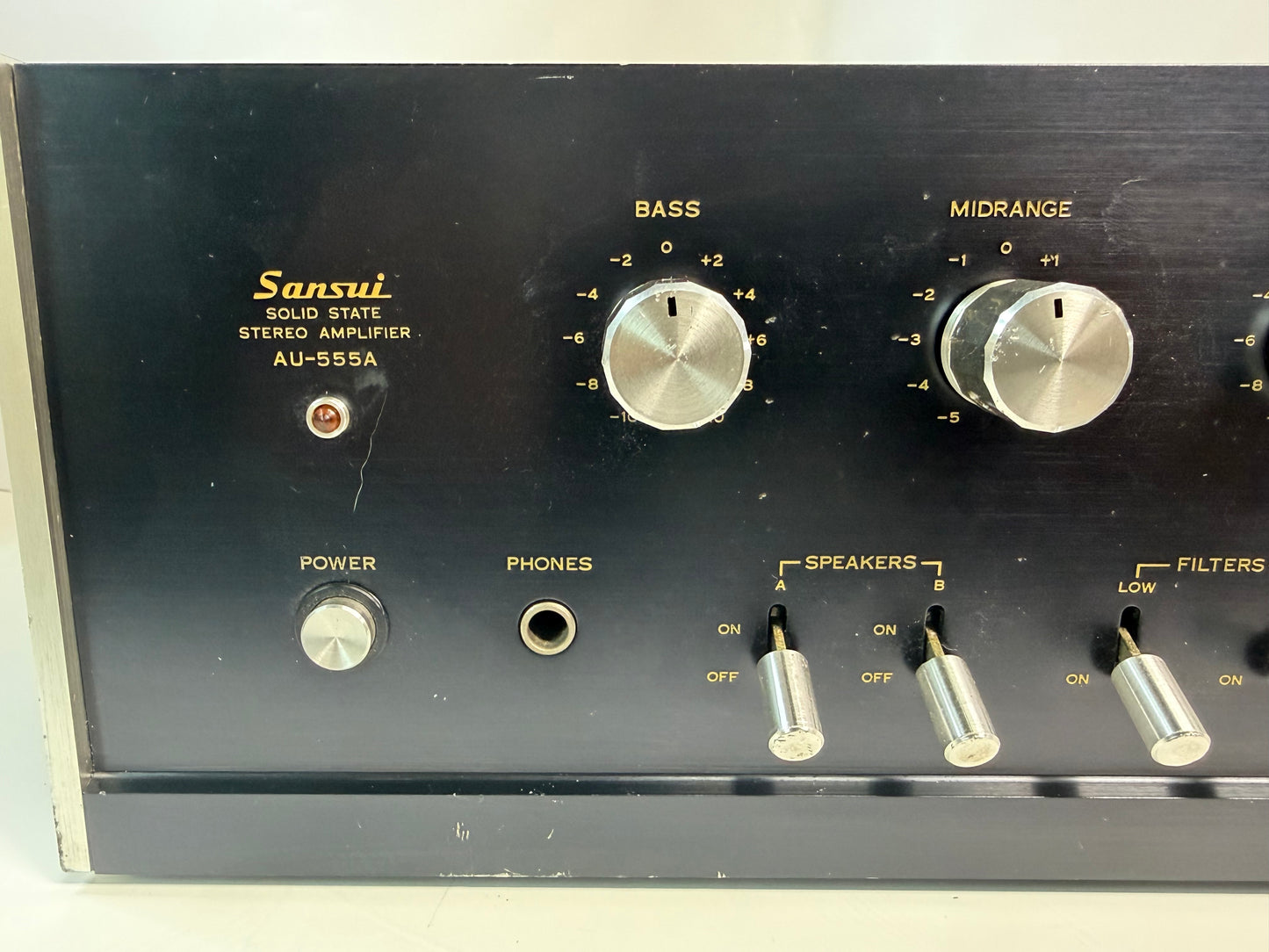 Sansui AU-555A Stereo Integrated Amplifier Serviced Working Vintage