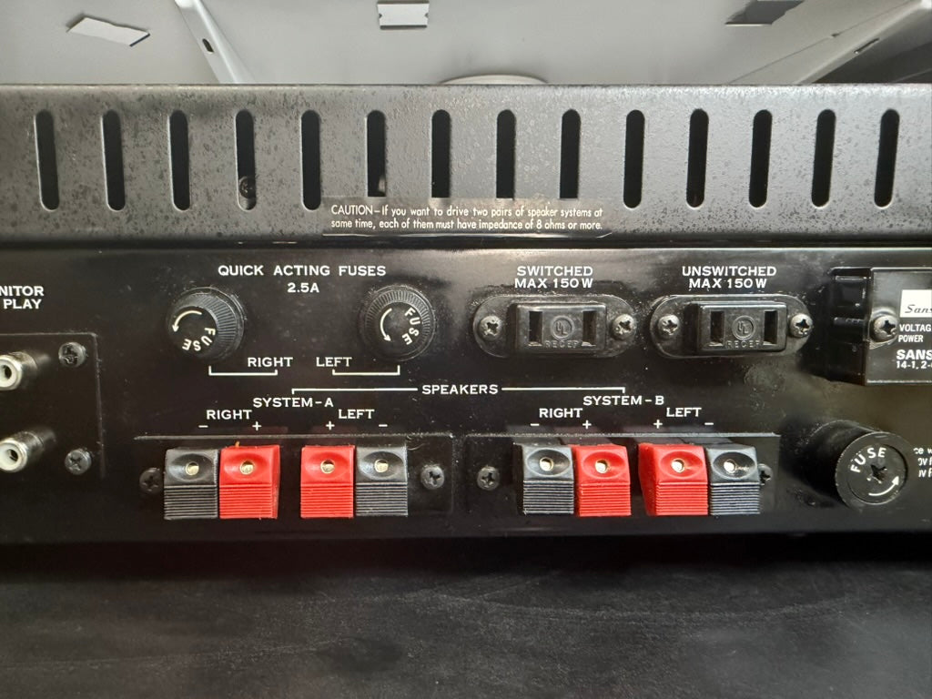 Sansui AU-505 Integrated Amplifier Serviced DeoxIT Tested Vintage