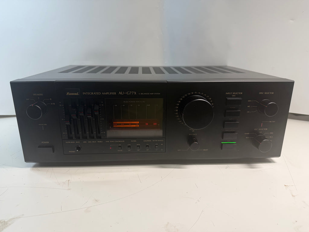 Sansui AU-G77X Integrated Amplifier Tested Clean Sound Great Condition