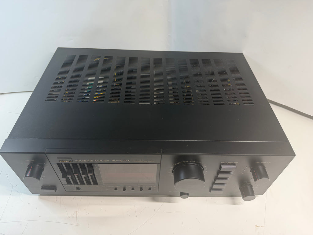 Sansui AU-G77X Integrated Amplifier Tested Clean Sound Great Condition