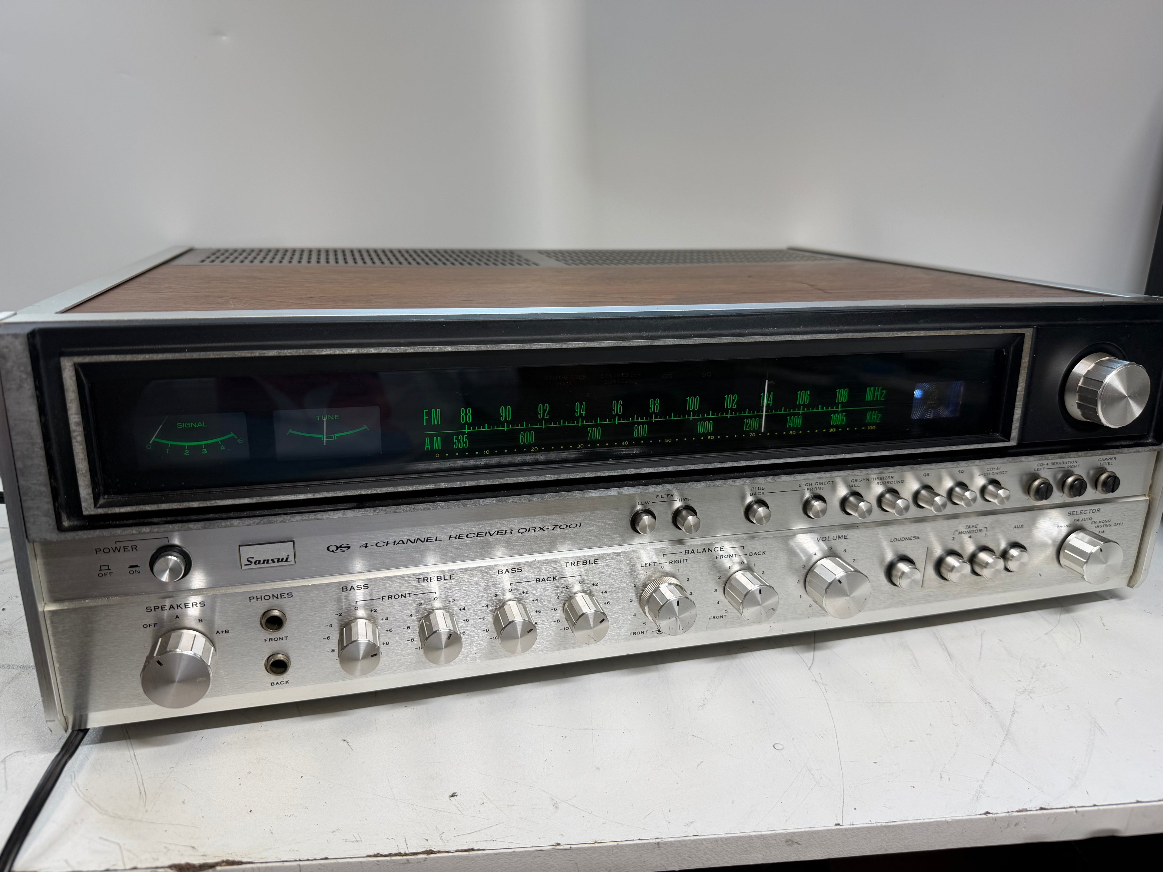 Sansui QRX-7001 Quad Receiver Parts Repair 2CH & 4CH Direct Work Read