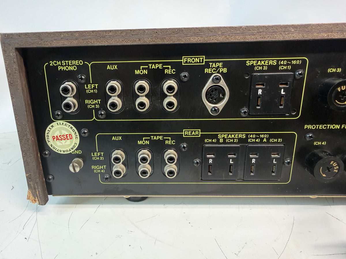 Pioneer QX-4000 4 Channel Quad Receiver Tested Working Vintage Read