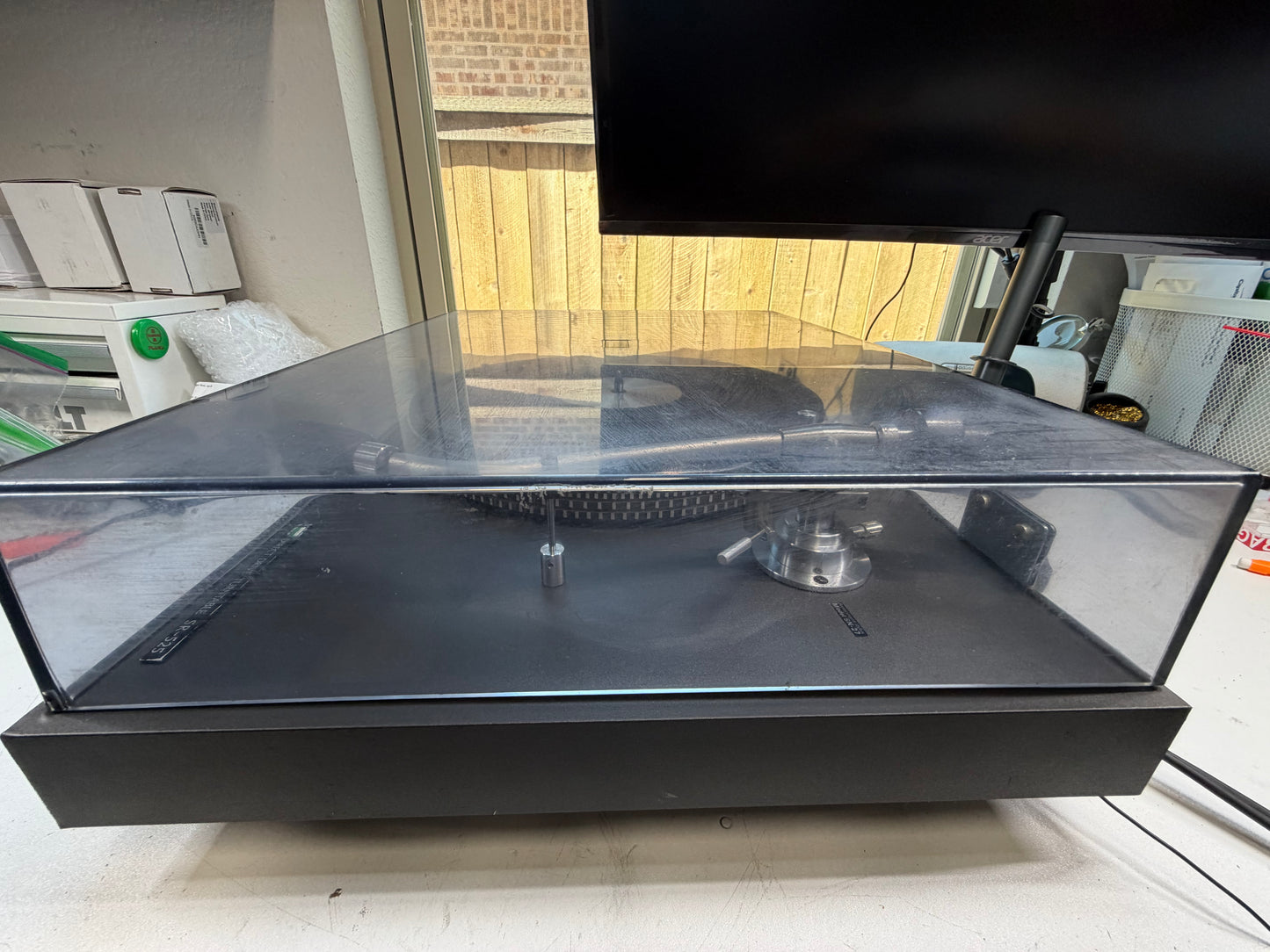 Custom Sansui SR-525 w/ Micro Seiki MA-202 MkII Tonearm & Sansui Headshell w/SN27 Cart