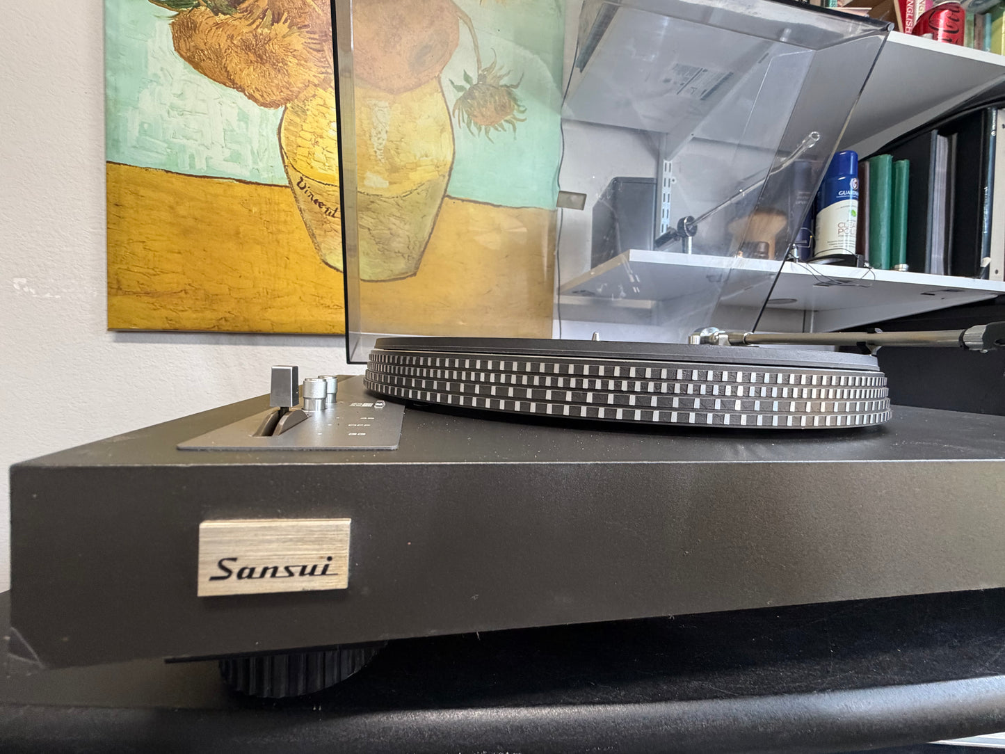 Custom Sansui SR-525 w/ Micro Seiki MA-202 MkII Tonearm & Sansui Headshell w/SN27 Cart