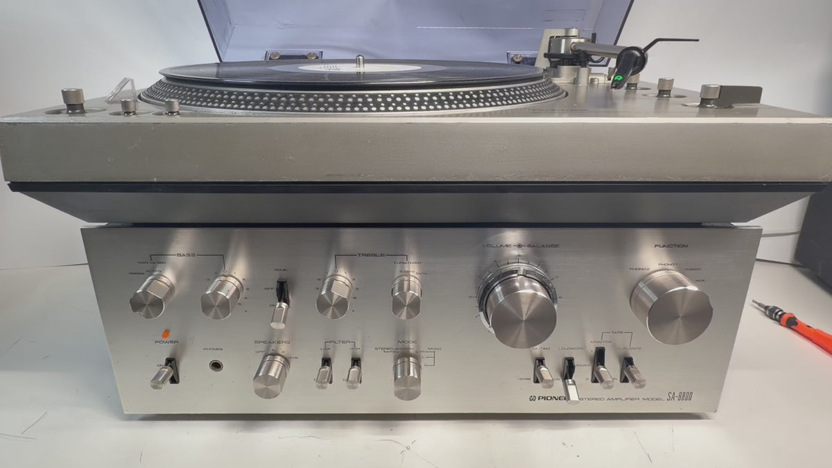 Technics SL-1300 Automatic Direct Drive Turntable DeoxIT Serviced 100V